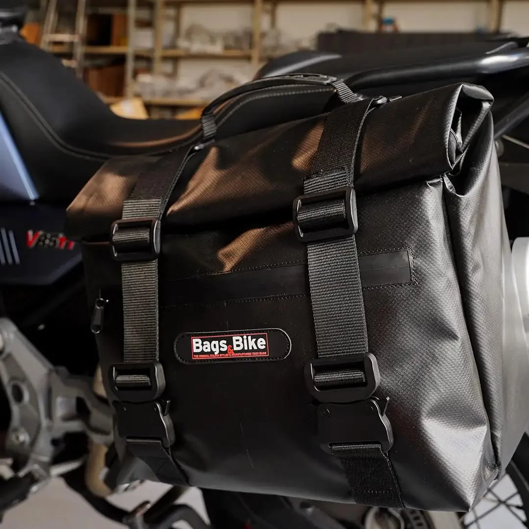 Borse laterali per Moto Guzzi V85TT, coppia di borse DOLOMITI - immagine 4