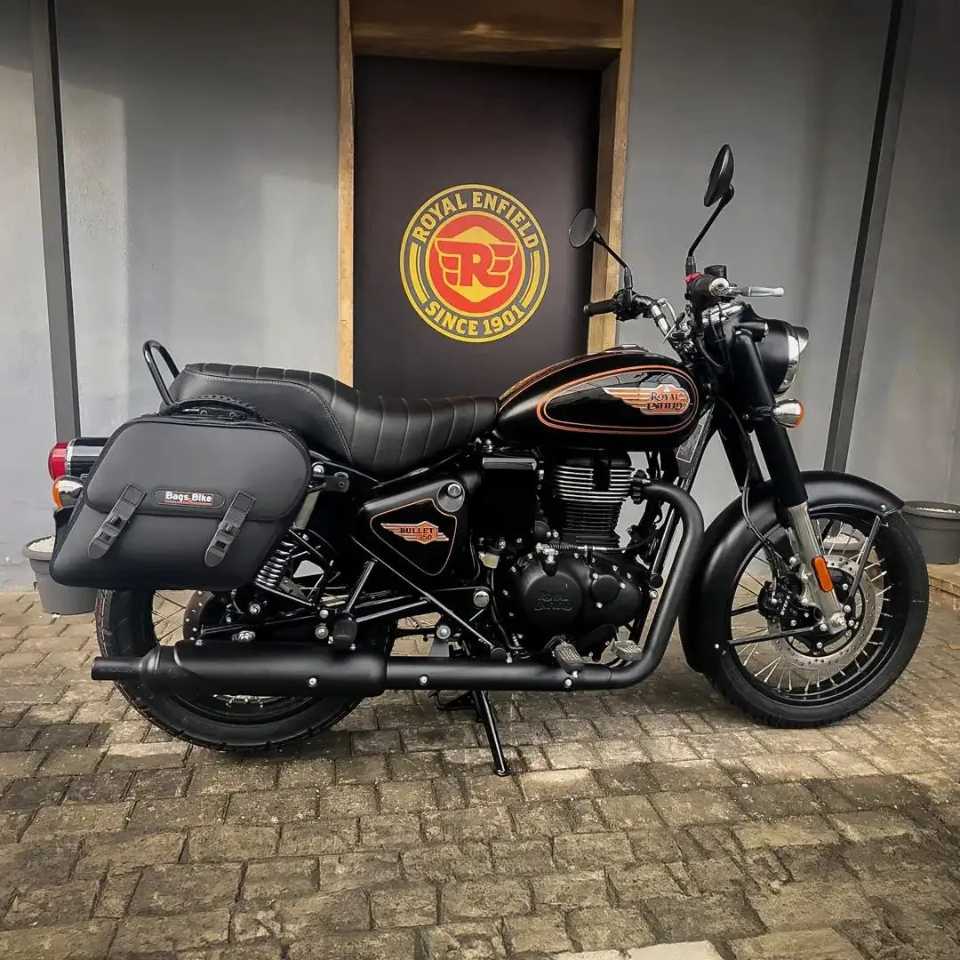 Borse laterali per Royal Enfield Bullet 350, coppia di borse EXCLUSIVE - immagine 3