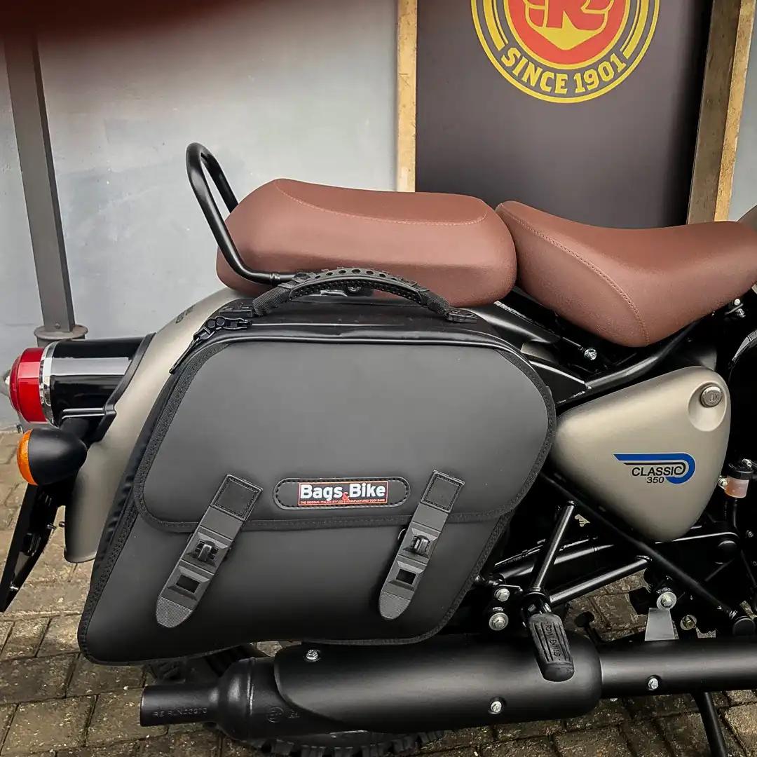 Panniers for Royal Enfield Classic 350, pair of EXCLUSIVE side bags - Image 2