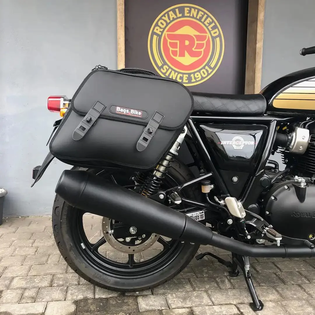 Borse laterali per Royal Enfield Interceptor Continental, coppia di borse EXCLUSIVE - immagine 3