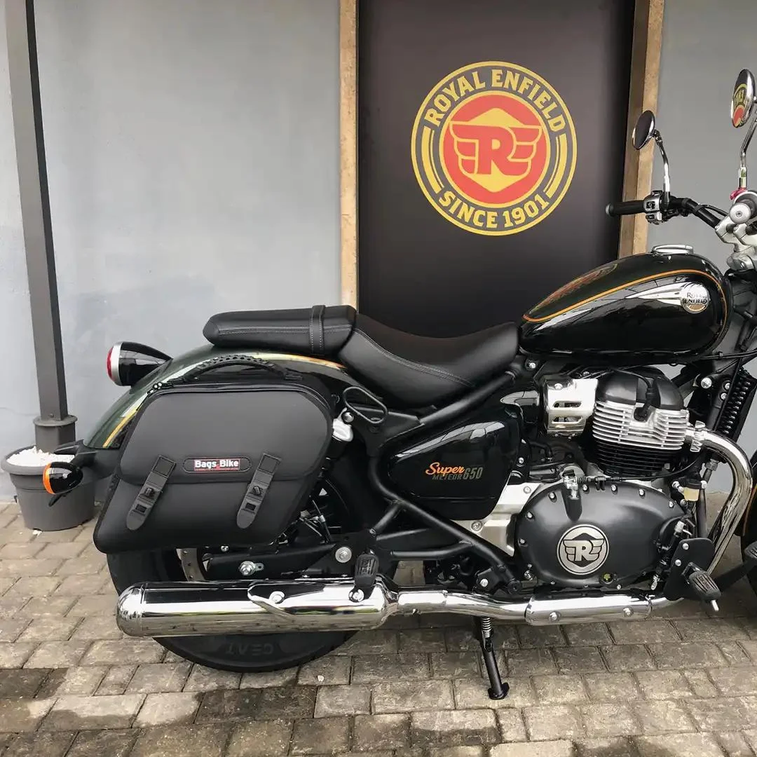 Borse laterali per Royal Enfield Super Meteor 650, coppia di borse EXCLUSIVE - immagine 2