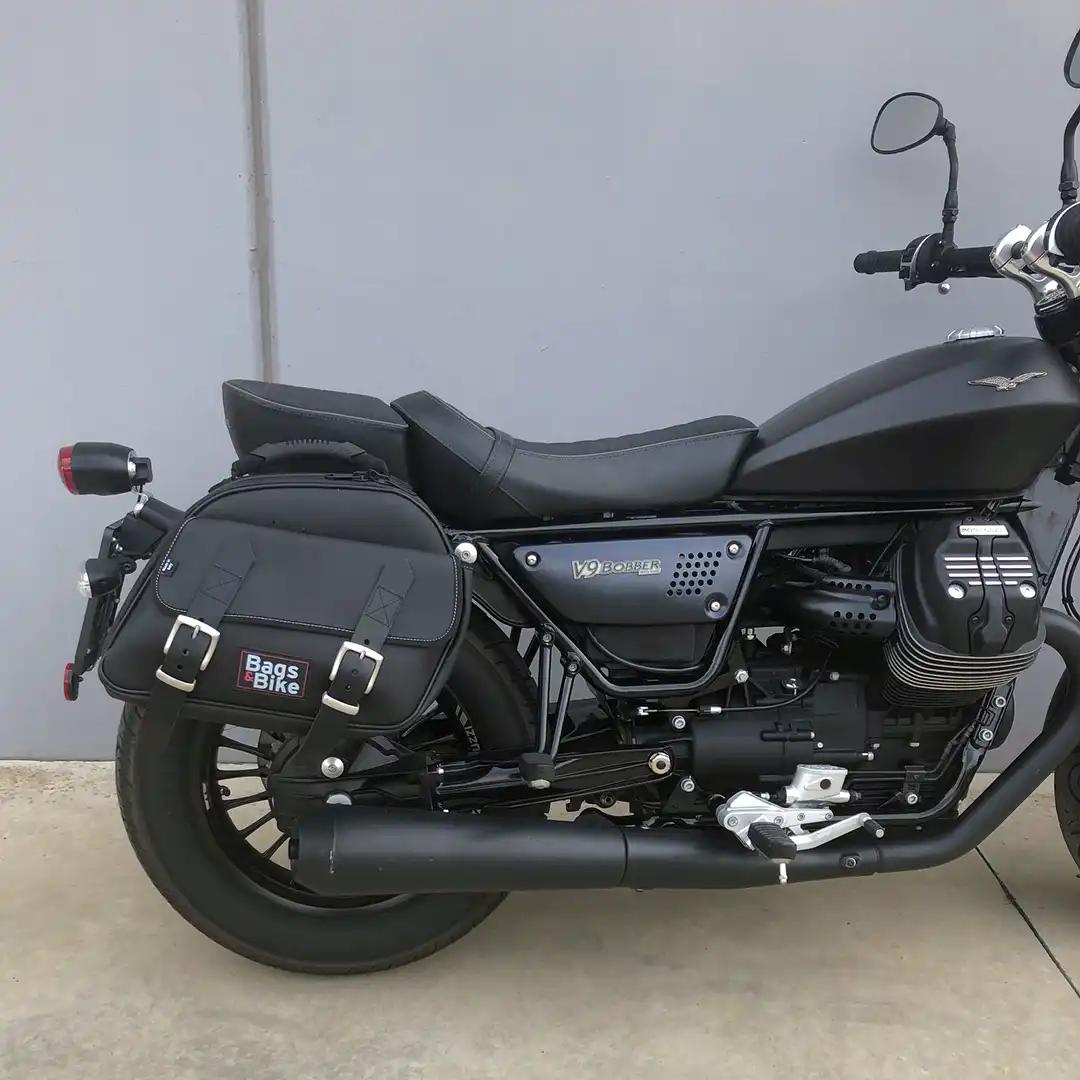 Panniers for Moto Guzzi Bobber, pair of EXPLORER in Black side bags - Image 4