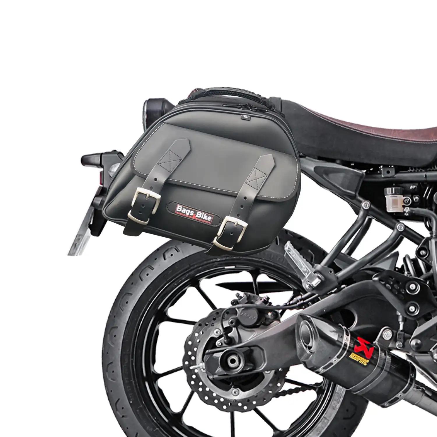 Borse laterali per Yamaha XSR 700, coppia di borse EXPLORER in Nera