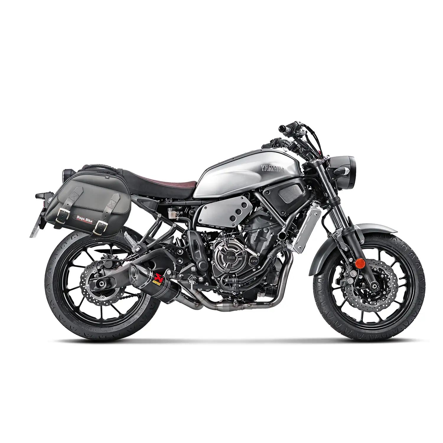 Borse laterali per Yamaha XSR 700, coppia di borse EXPLORER in Nera - immagine 2