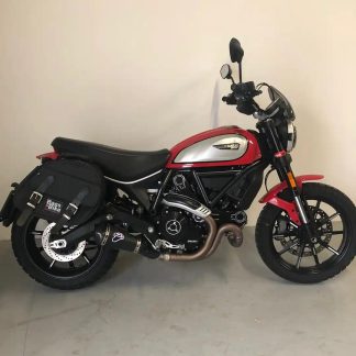 Panniers for Ducati Scrambler 2019/2022, pair of EXPLORER in Black side bags