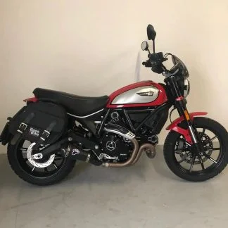Panniers for Ducati Scrambler 2019/2022, pair of EXPLORER in Black side bags
