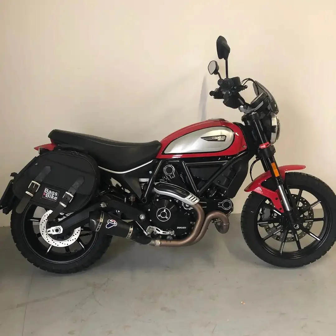Panniers for Ducati Scrambler 2019/2022, pair of EXPLORER in Black side bags