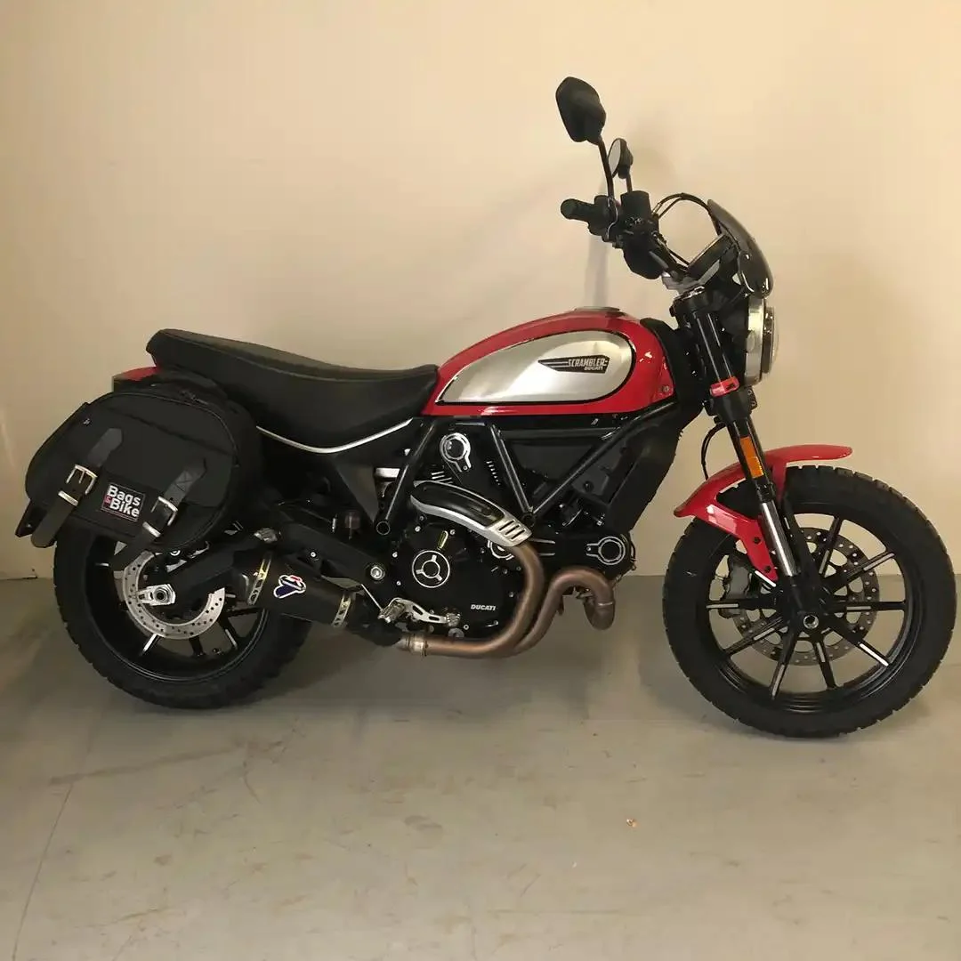 Panniers for Ducati Scrambler 2019/2022, pair of EXPLORER in Black side bags - Image 3