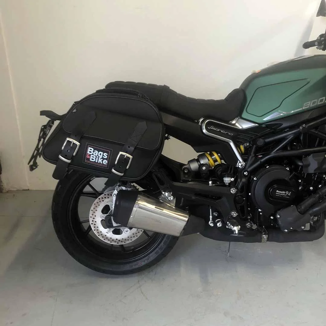 Borse laterali per Benelli Leoncino 800, coppia di borse EXPLORER in Nera