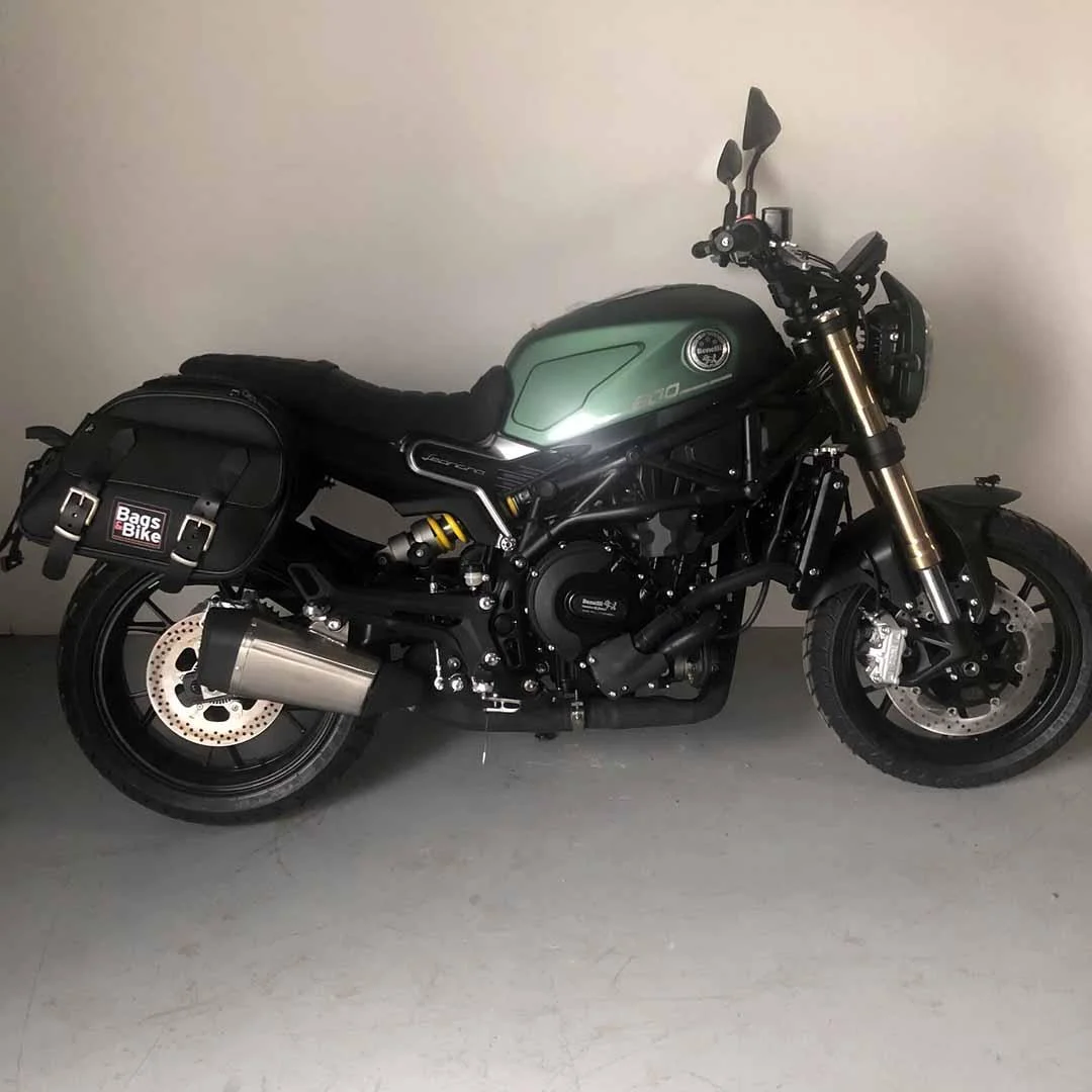 Borse laterali per Benelli Leoncino 800, coppia di borse EXPLORER in Nera - immagine 3