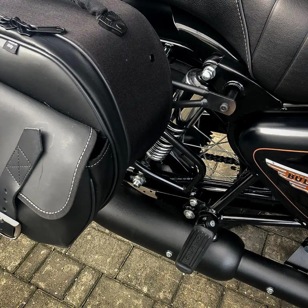 Panniers for Royal Enfield Bullet 350, pair of EXPLORER in Black side bags - Image 3