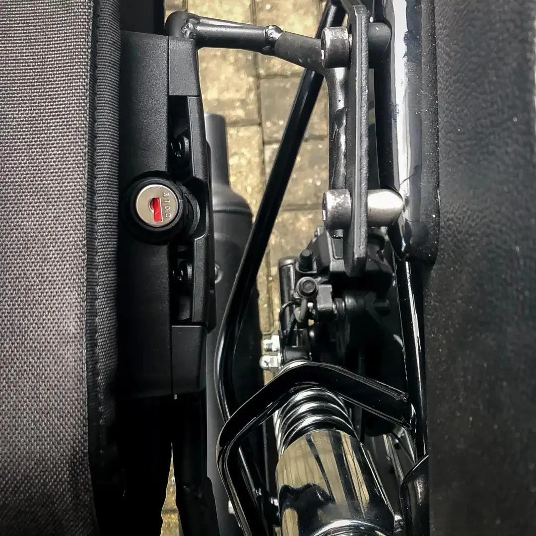 Borse laterali per Royal Enfield Bullet 350, coppia di borse EXPLORER in Nera - immagine 4