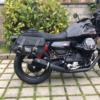 Panniers for Moto Guzzi V7 Special Edition, pair of EXPLORER in Black side bags