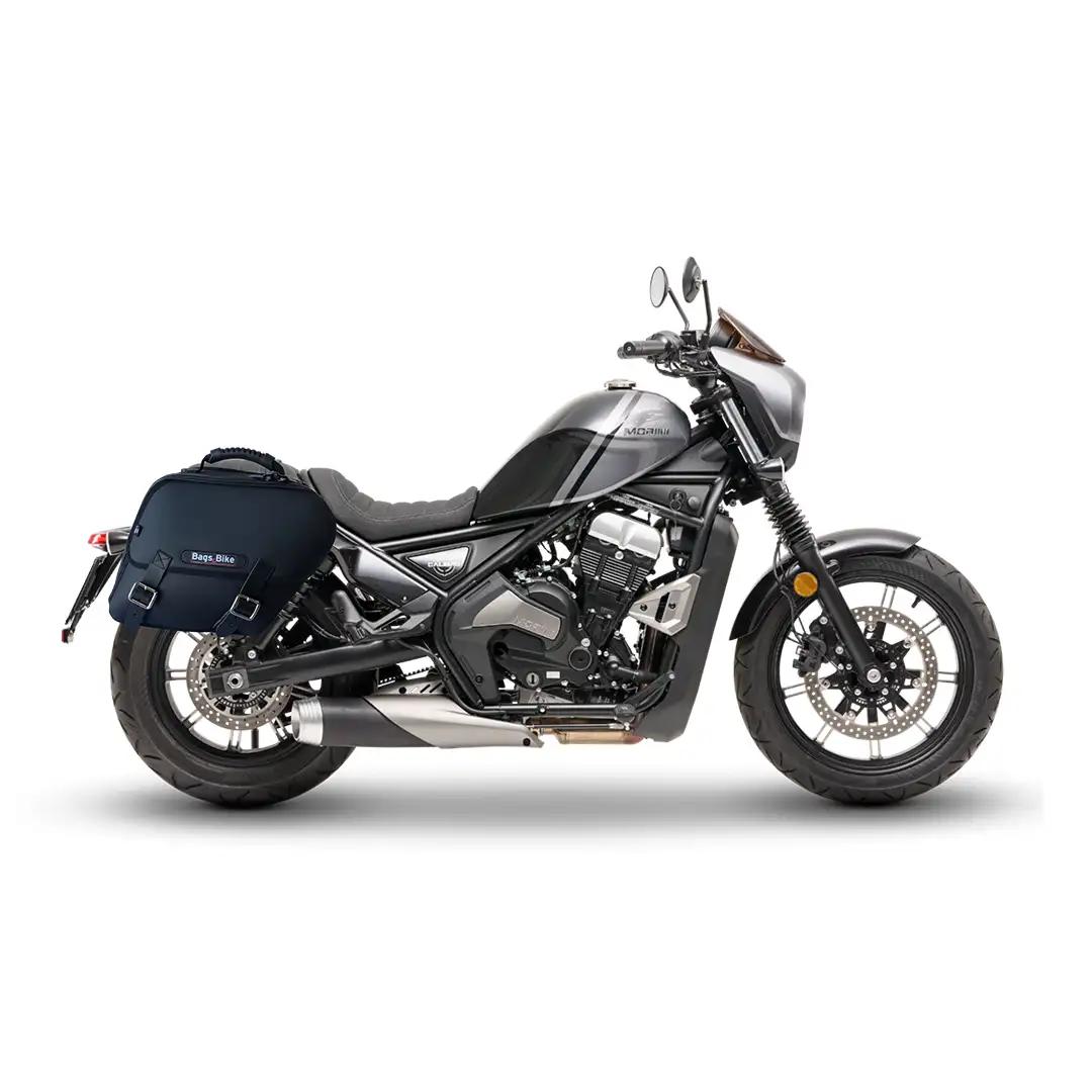 Panniers for Calibro Moto Morini, pair of EXCLUSIVE side bags - Image 2