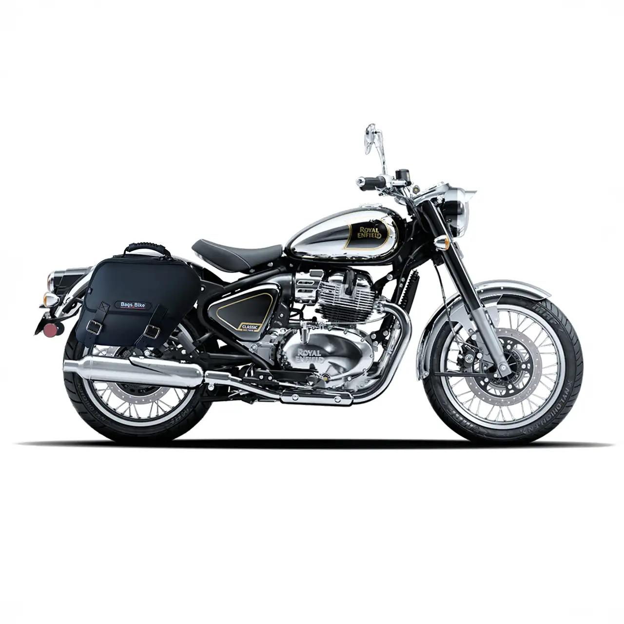 Panniers for Royal Enfield Classic 650, pair of EXCLUSIVE side bags - Image 2