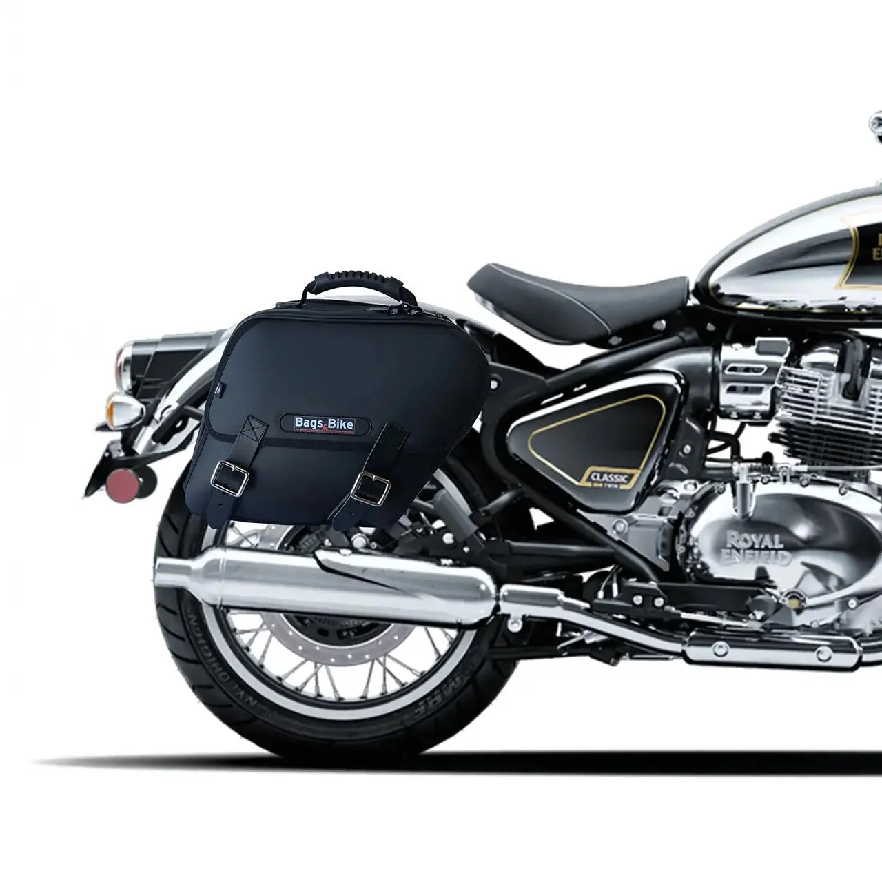 Panniers for Royal Enfield Classic 650, pair of EXCLUSIVE side bags - Image 3