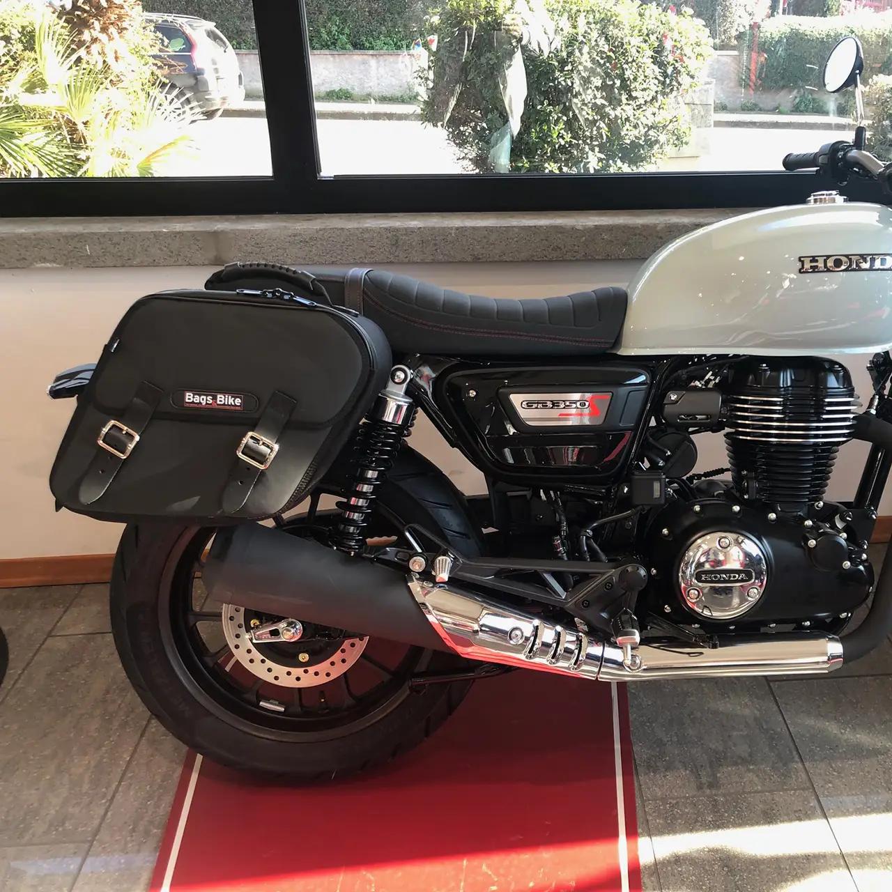 Panniers for Honda GB 350 S, pair of EXCLUSIVE side bags - Image 2