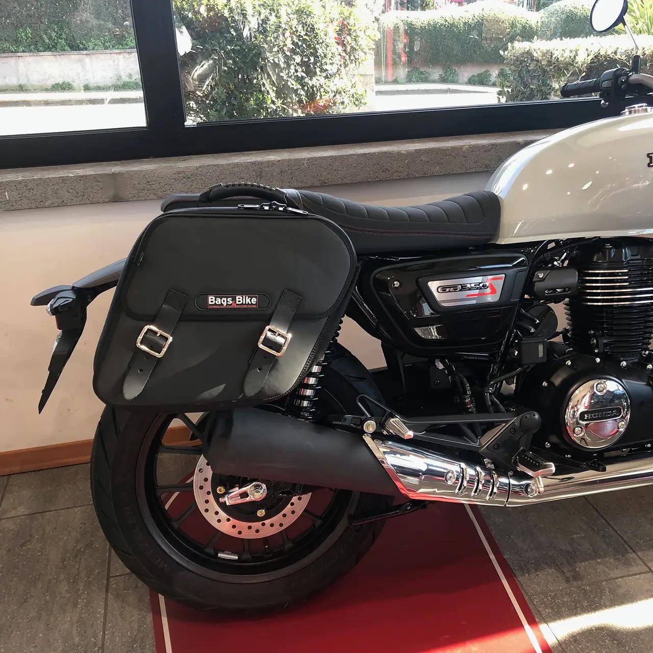 Panniers for Honda GB 350 S, pair of EXCLUSIVE side bags - Image 3