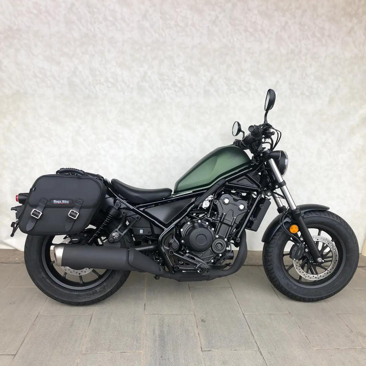 Panniers for Honda Rebel 500, pair of EXCLUSIVE side bags - Image 2