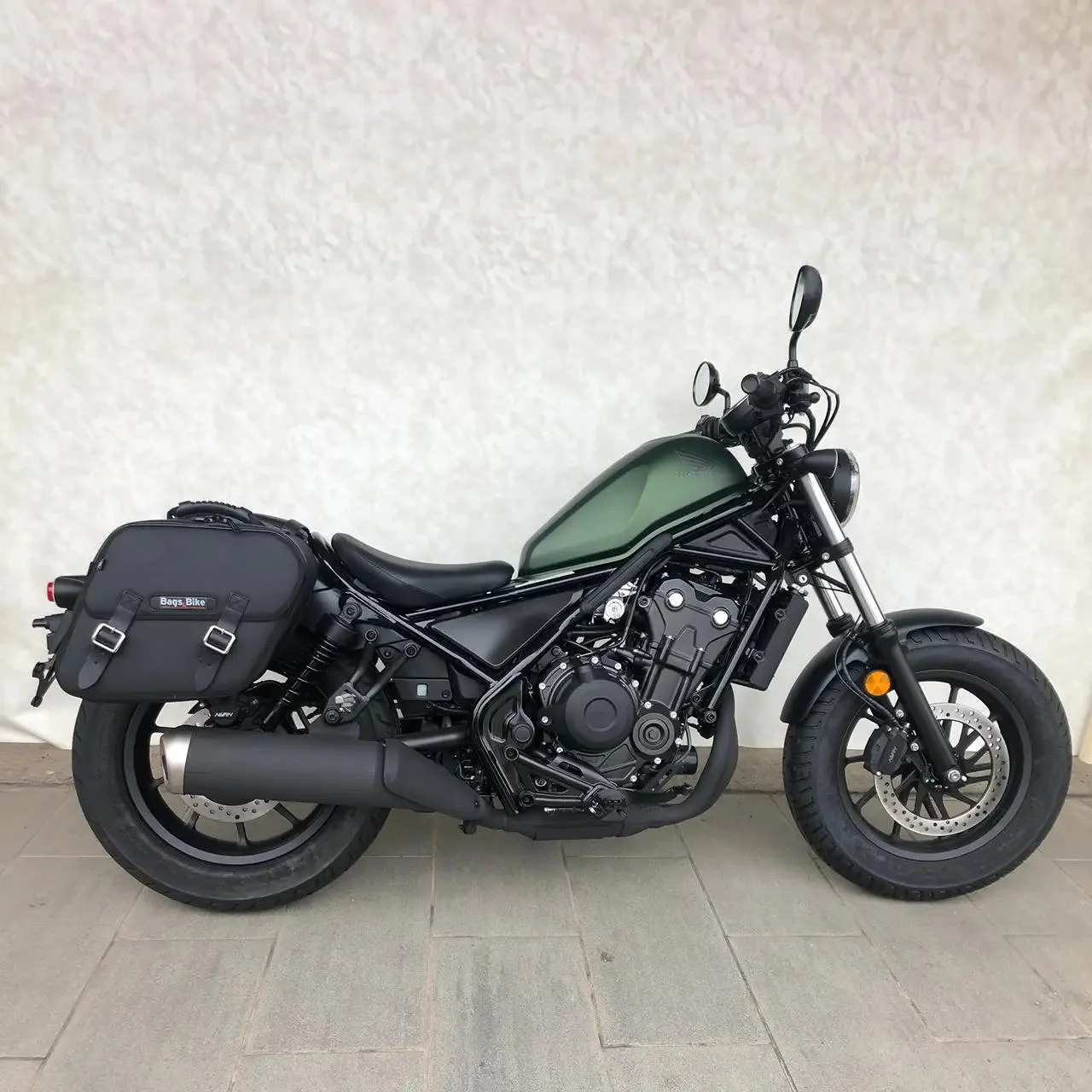 Panniers for Honda Rebel 500, pair of EXCLUSIVE side bags - Image 2