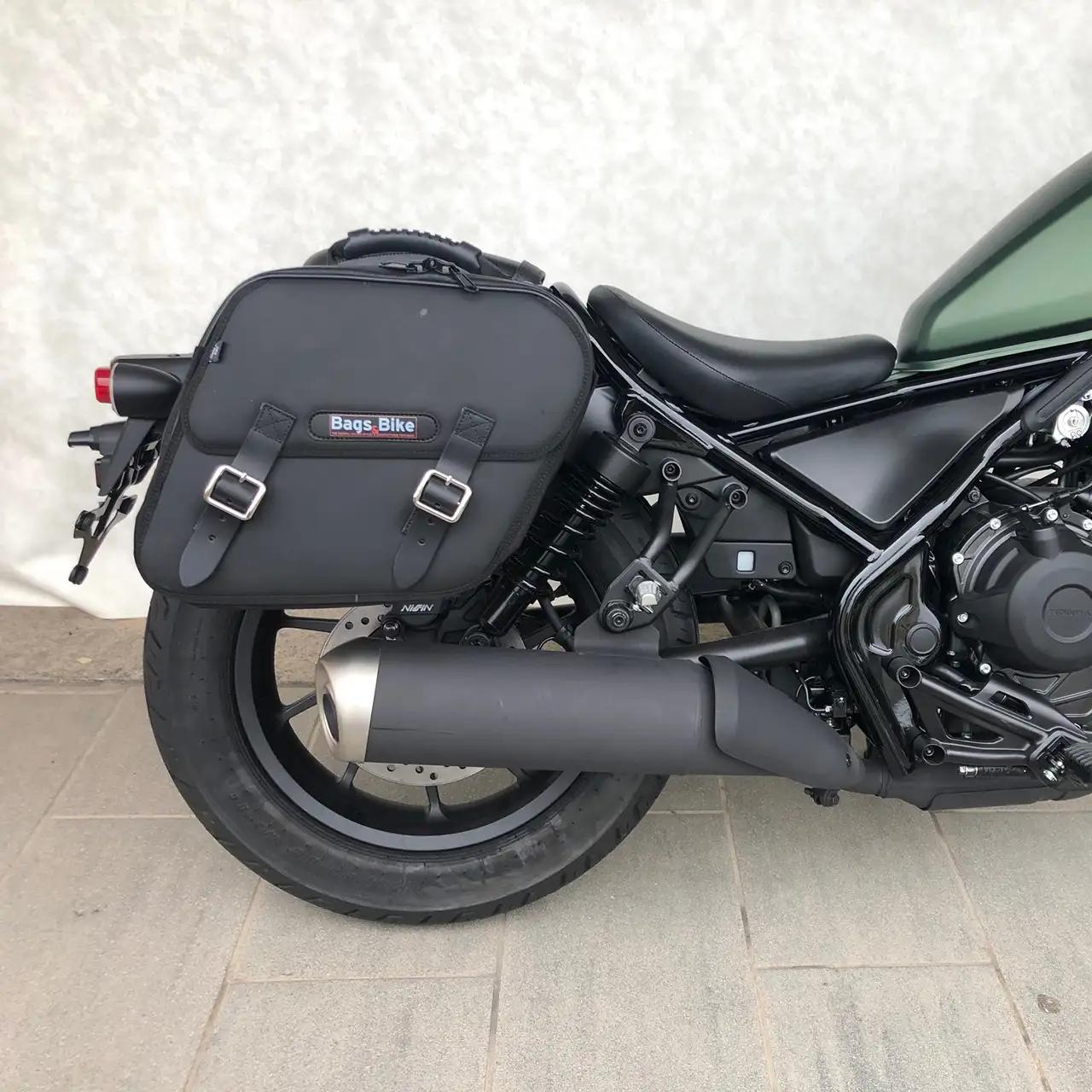 Panniers for Honda Rebel 500, pair of EXCLUSIVE side bags - Image 3