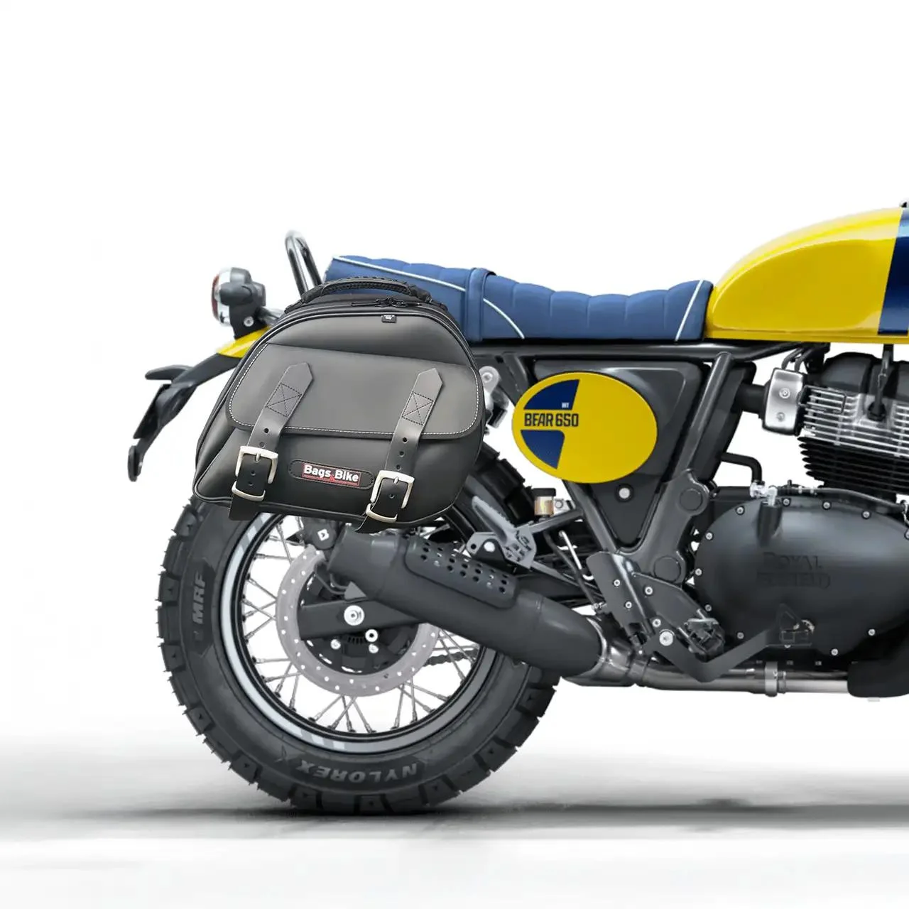 Borse laterali per Royal Enfield Bear 650, coppia di borse EXPLORER in Nera