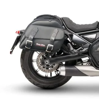 Panniers for Calibro Moto Morini, pair of EXPLORER in Black side bags