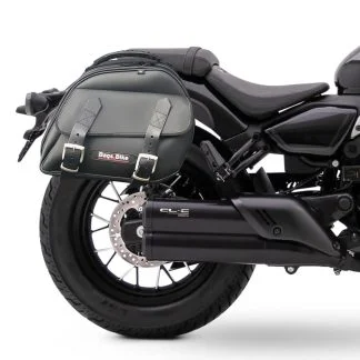 Panniers for Cfmoto CL450 C, pair of EXPLORER in Black side bags