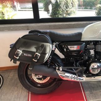 Panniers for Honda GB 350 S, pair of EXPLORER in Black side bags