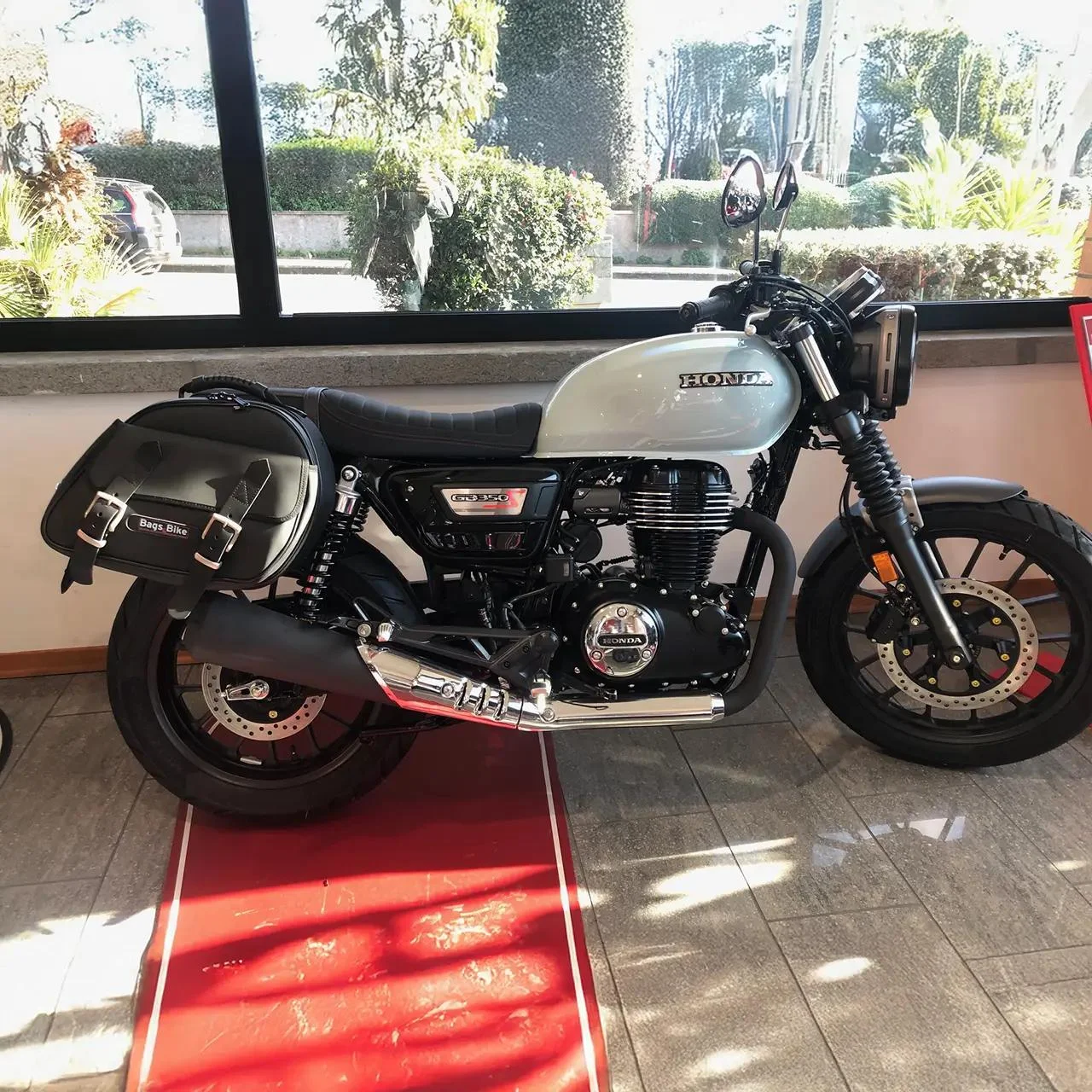 Panniers for Honda GB 350 S, pair of EXPLORER in Black side bags - Image 2