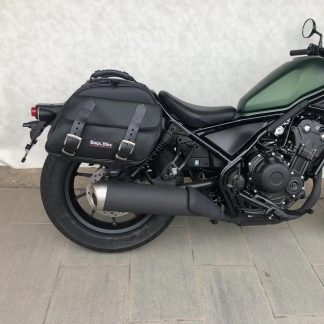 Panniers for Honda Rebel 500, pair of EXPLORER in Black side bags
