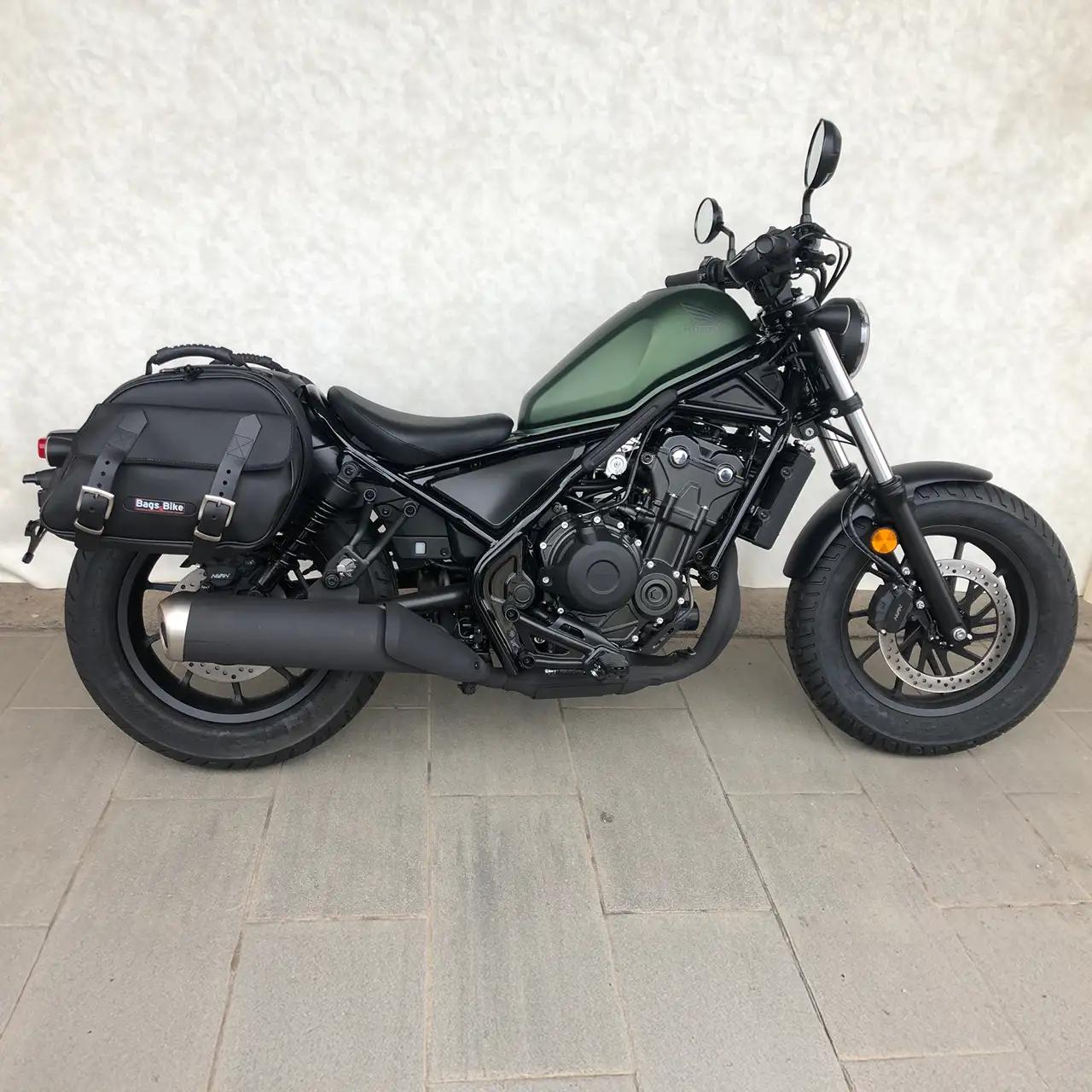 Panniers for Honda Rebel 500, pair of EXPLORER in Black side bags - Image 4