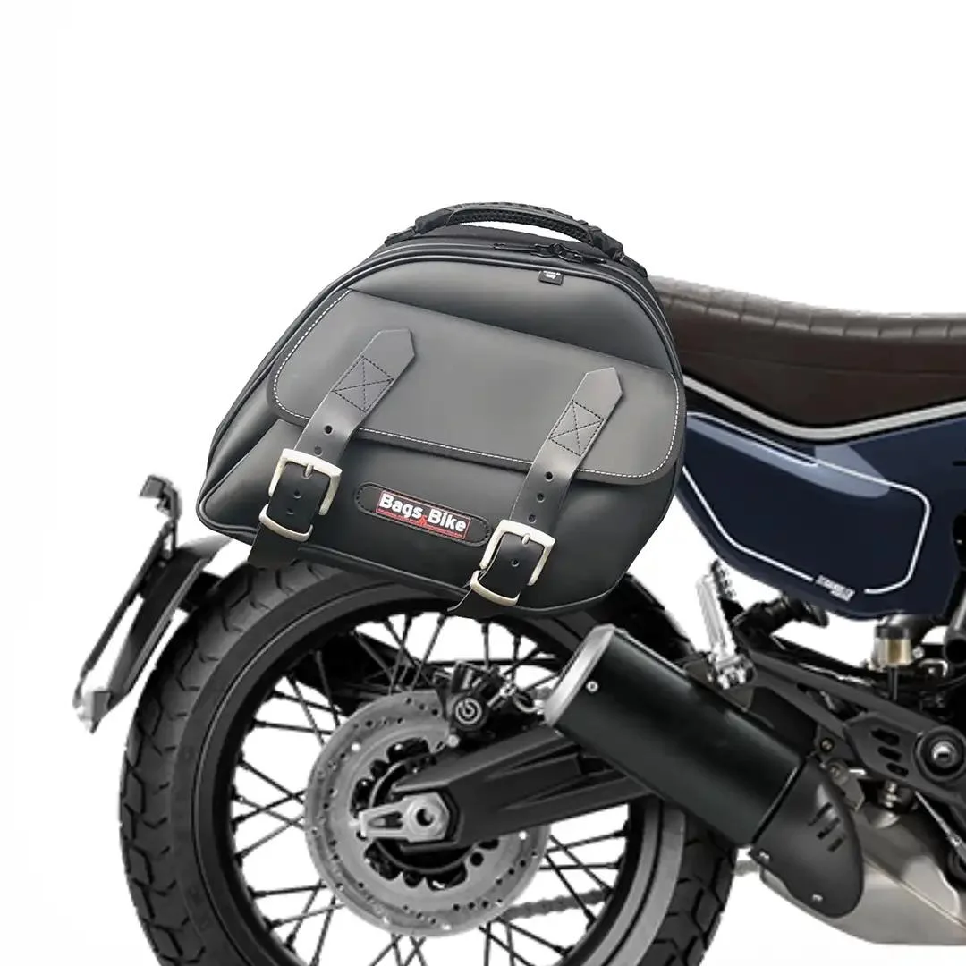 Panniers for Ducati Scrambler 800 2024, pair of EXPLORER in Black side bags - Image 2