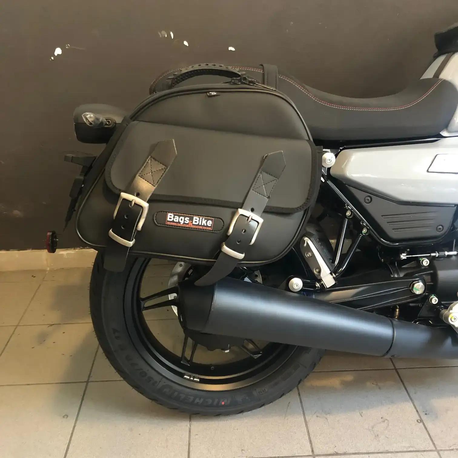 Panniers for Moto Guzzi V7 Sport, pair of EXPLORER side bags - Image 2