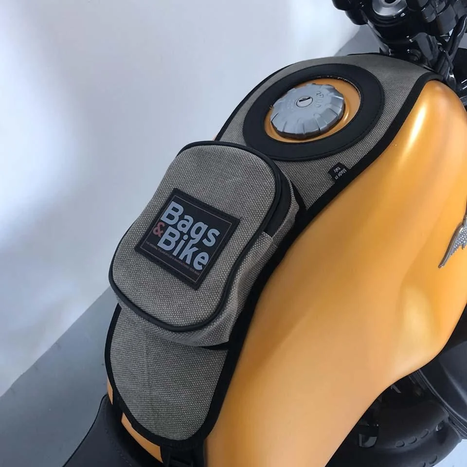 Tank bag Bags&Bike in Gray, for Moto Guzzi V7 850 2021-25 - Image 2