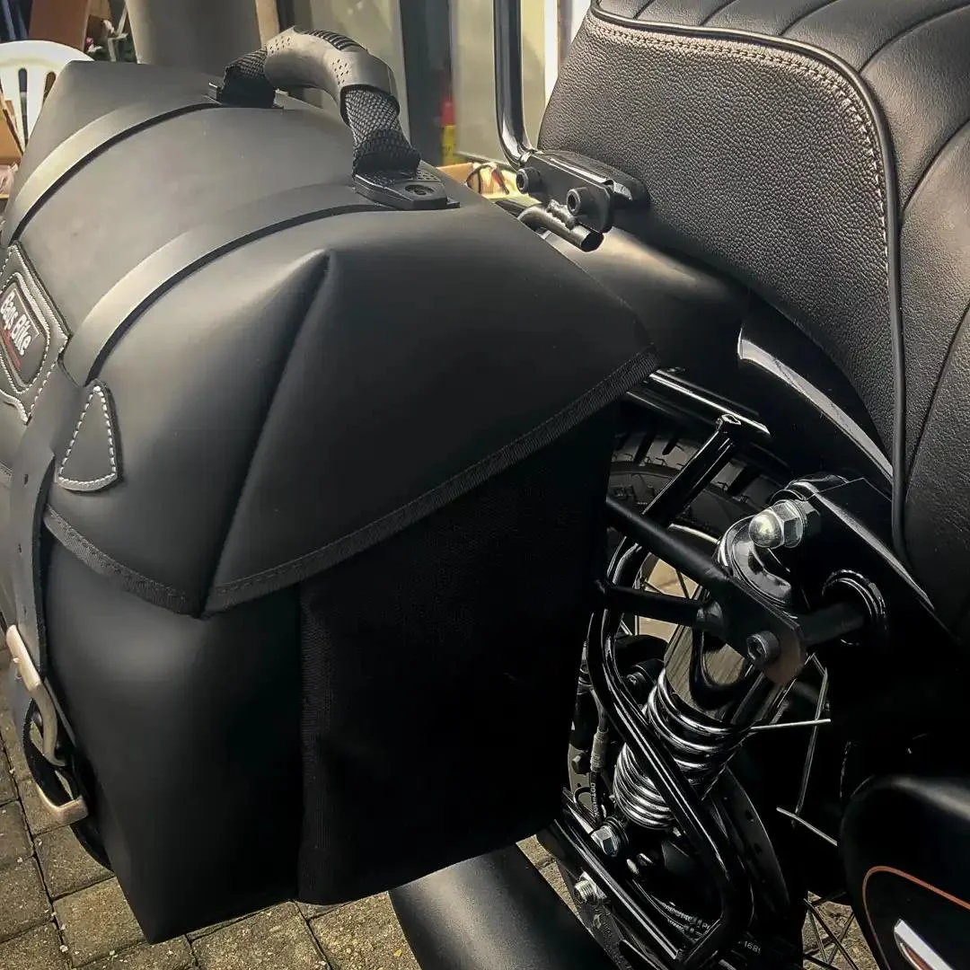 Borse laterali per Royal Enfield Bullet 350, coppia di borse MATRIX - immagine 3