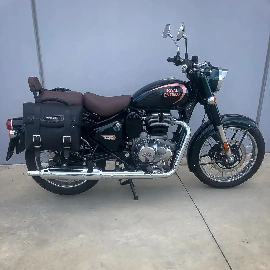 Panniers for Royal Enfield Classic 350, pair of MATRIX side bags