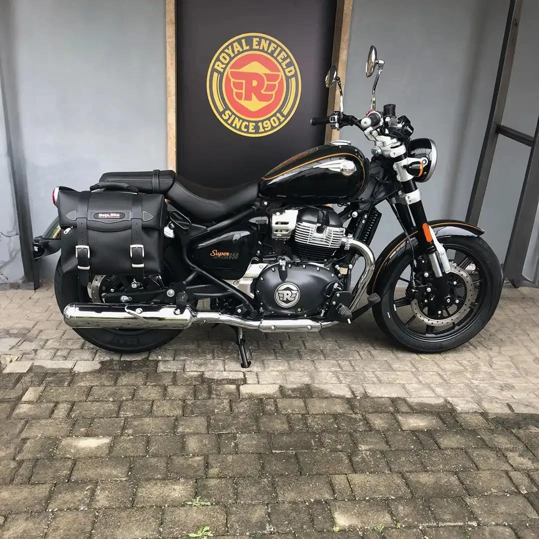 Borse laterali per Royal Enfield Super Meteor 650, coppia di borse MATRIX