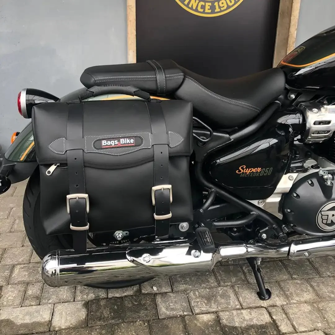 Borse laterali per Royal Enfield Super Meteor 650, coppia di borse MATRIX - immagine 2
