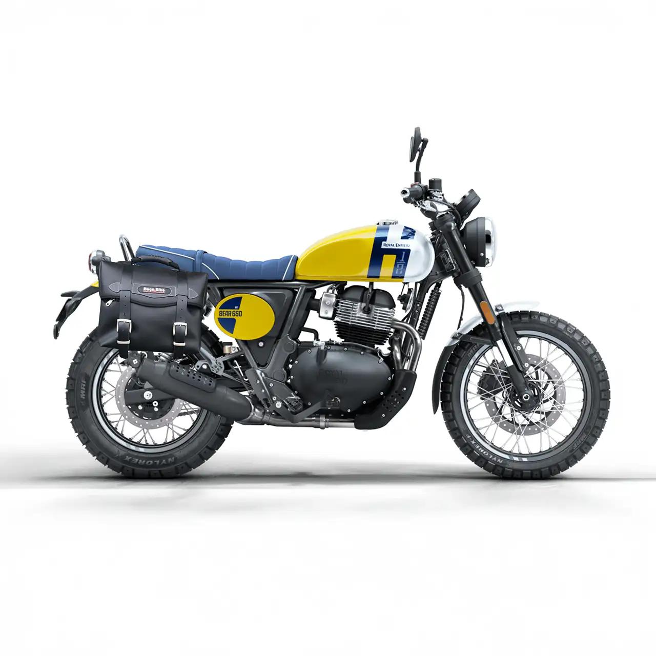 Borse laterali per Royal Enfield Bear 650, coppia di borse MATRIX - immagine 3