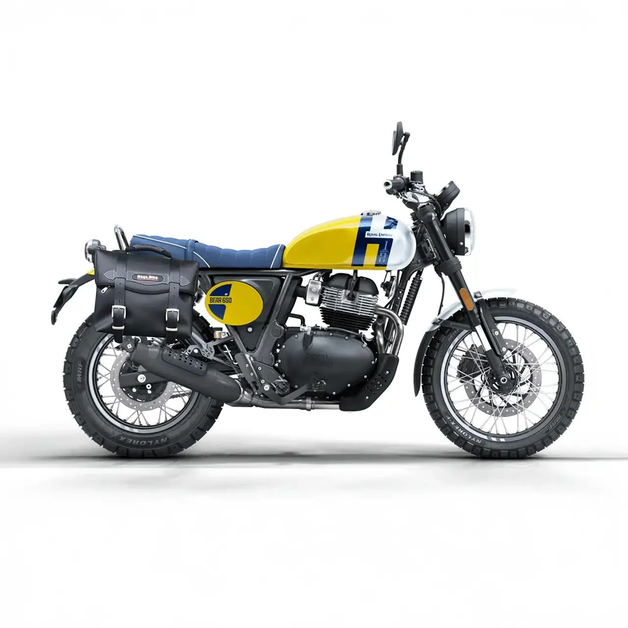 Borse laterali per Royal Enfield Bear 650, coppia di borse MATRIX - immagine 3