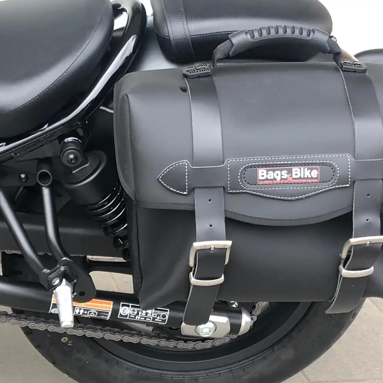 Panniers for Honda Rebel 500, pair of MATRIX side bags - Image 4