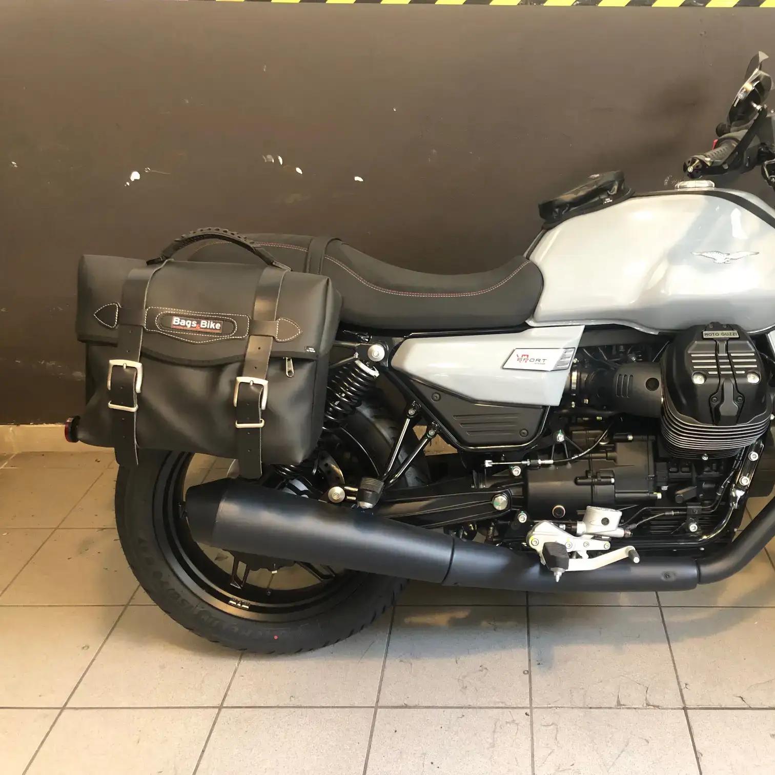 Panniers for Moto Guzzi V7 Sport, pair of MATRIX side bags - Image 3