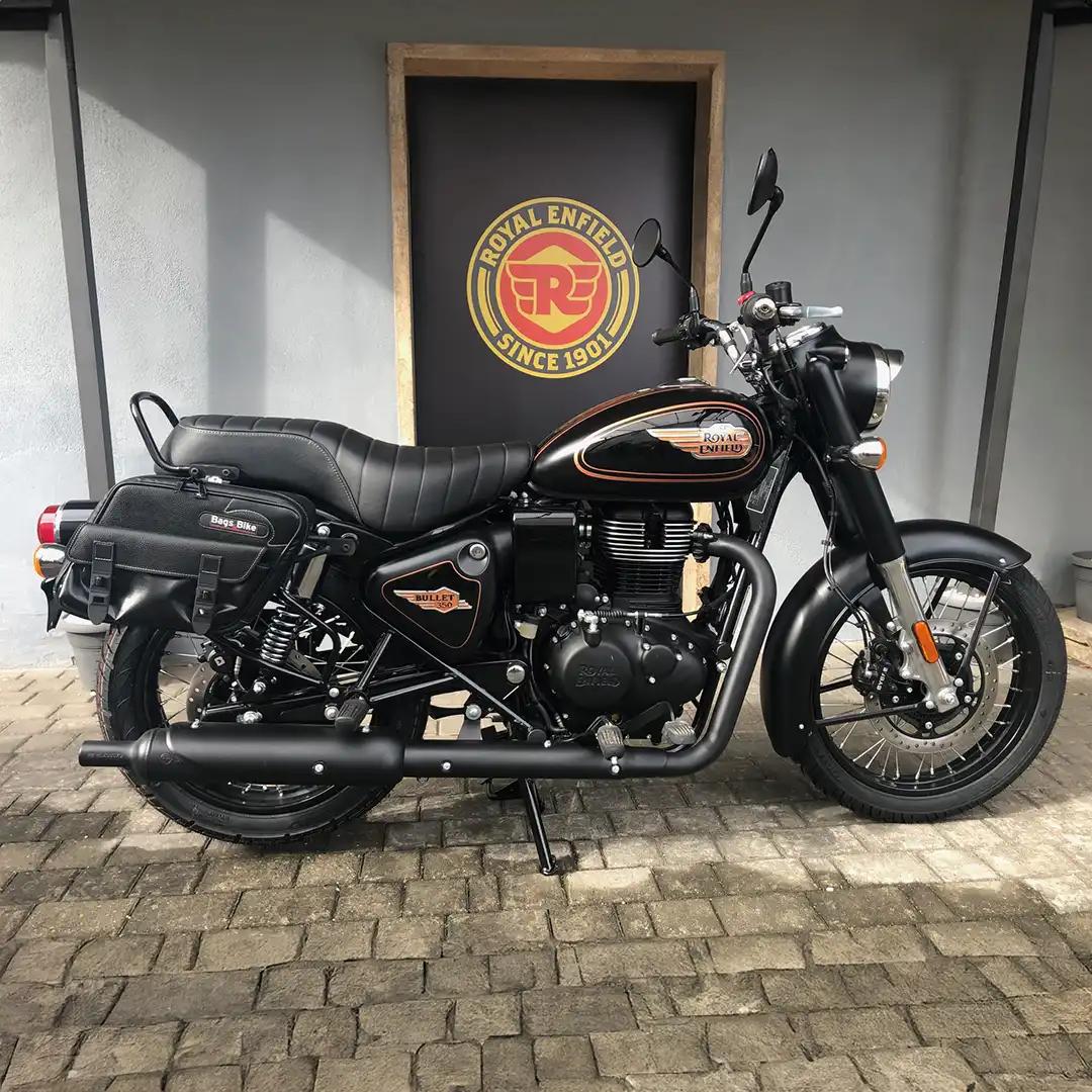 Panniers for Royal Enfield Bullet 350, pair of PERFECT side bags