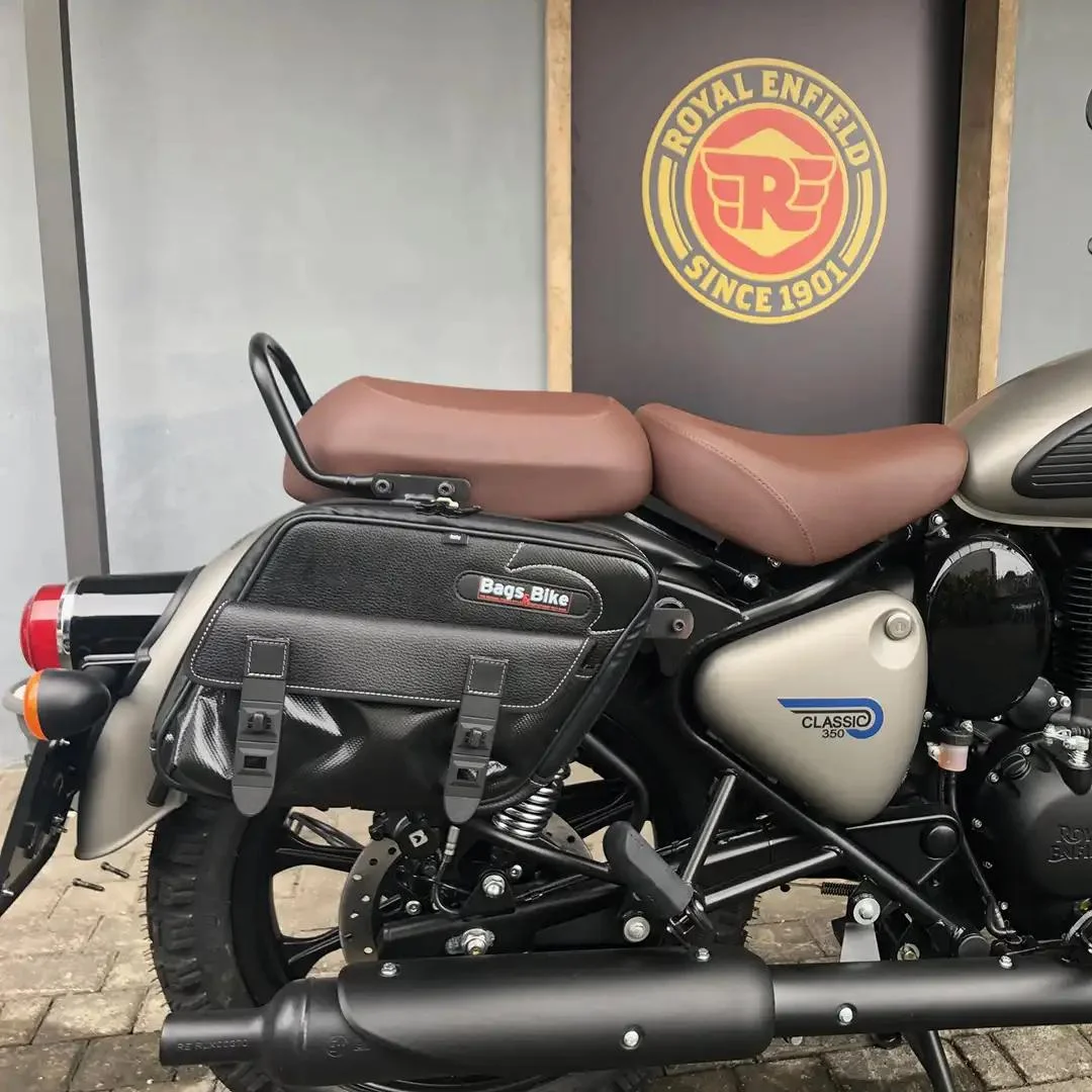 Borse laterali per Royal Enfield Classic 350, coppia di borse PERFECT - immagine 3