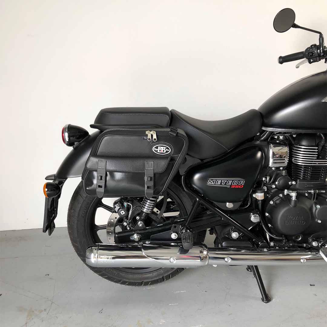 Borse laterali per Royal Enfield Meteor 350, coppia di borse PERFECT - immagine 3