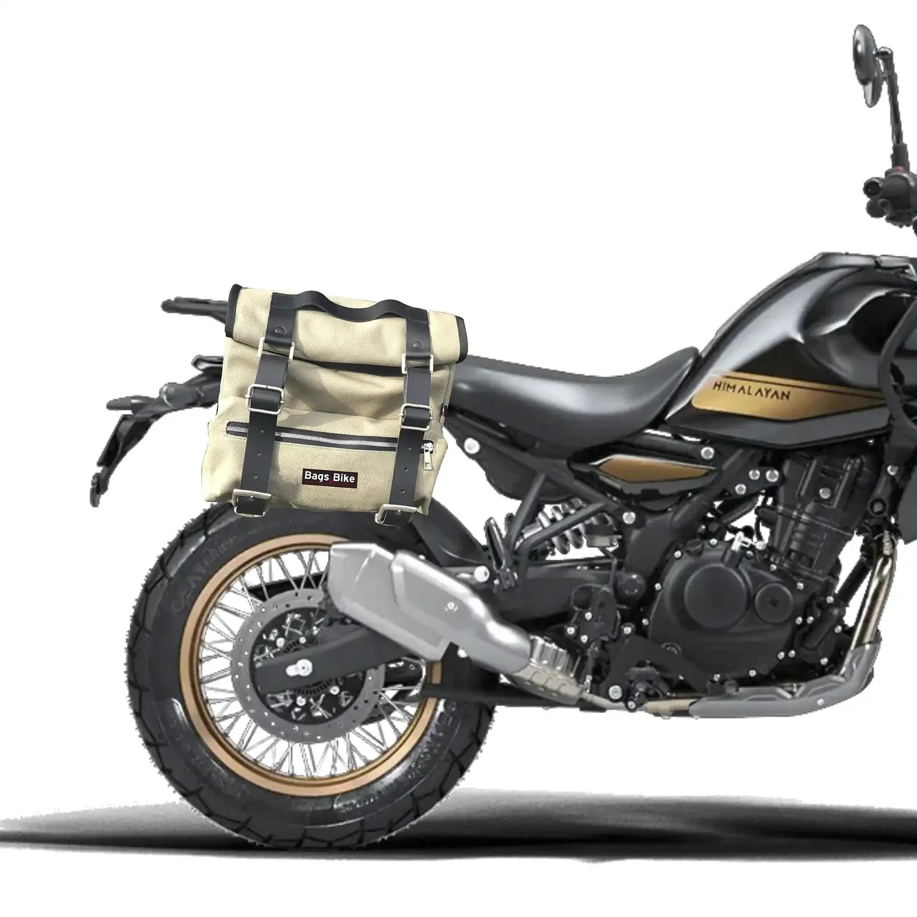 Borse laterali per Royal Enfield Himalayan 450, coppia di borse SAHARA in Grigio