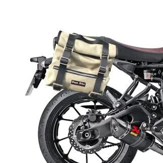 Panniers for Yamaha XSR 700, pair of SAHARA in Gray side bags