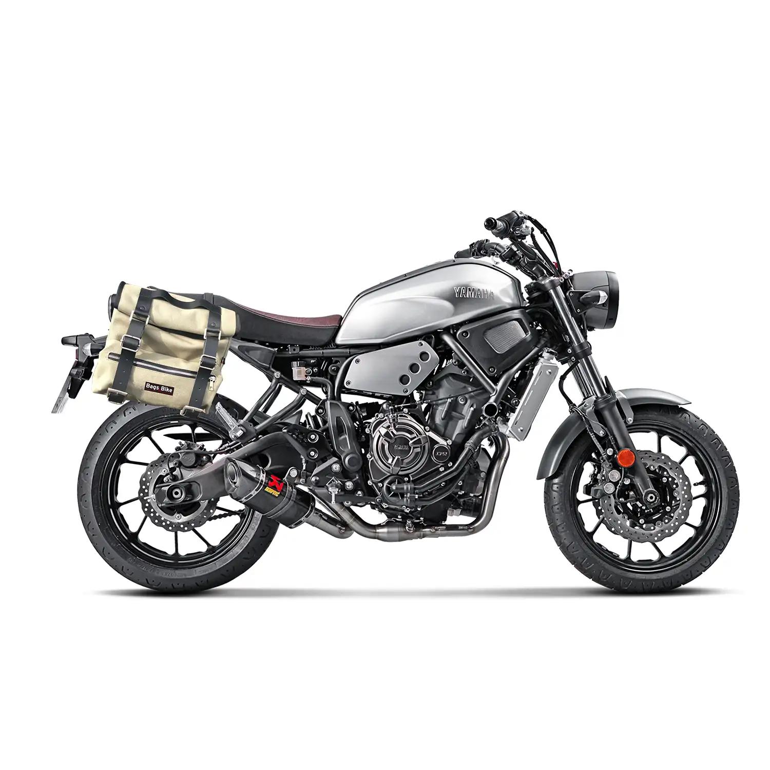 Panniers for Yamaha XSR 700, pair of SAHARA in Gray side bags - Image 2
