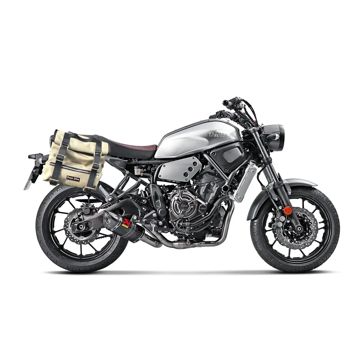 Panniers for Yamaha XSR 700, pair of SAHARA in Gray side bags - Image 2